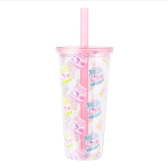 Hello Kitty Milk Carton Print Boba Tumbler - 24 oz. - Picture 2 of 8